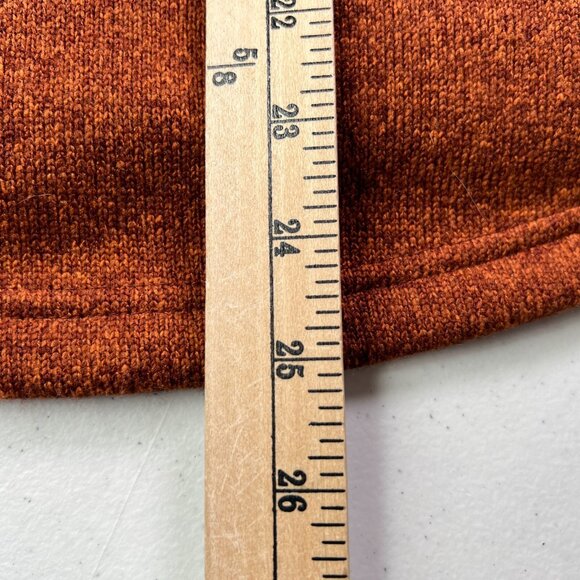 Orvis Fleece Vest Womens Small Full Zip Orange Rust Heathered R65 Sweater Fleece - Picture 11 of 11